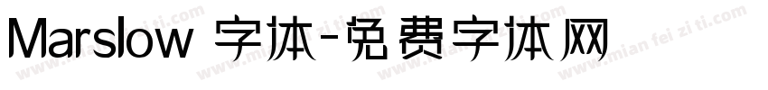 Marslow 字体字体转换